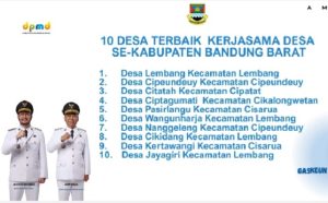 10 Desa Terbaik Se Kabupaten Bandung Barat